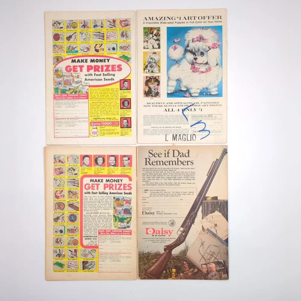 Harvey Comics Lot of 4 Playful Little Audrey Wendy Little Dot Vintage